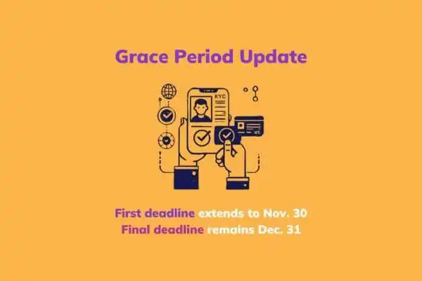 第一宽限期截止日期延长至2024年11月30日-OKPi派导航