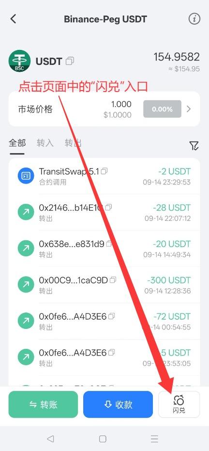 币安链闪兑入口