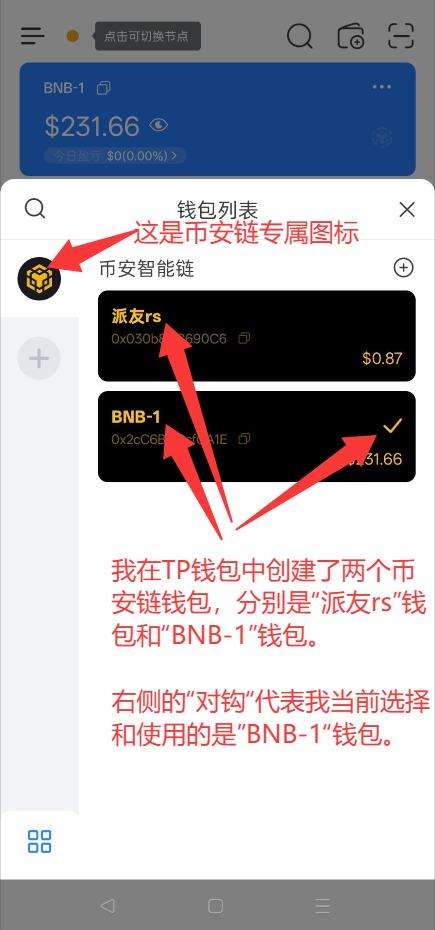 币安币钱包的样子